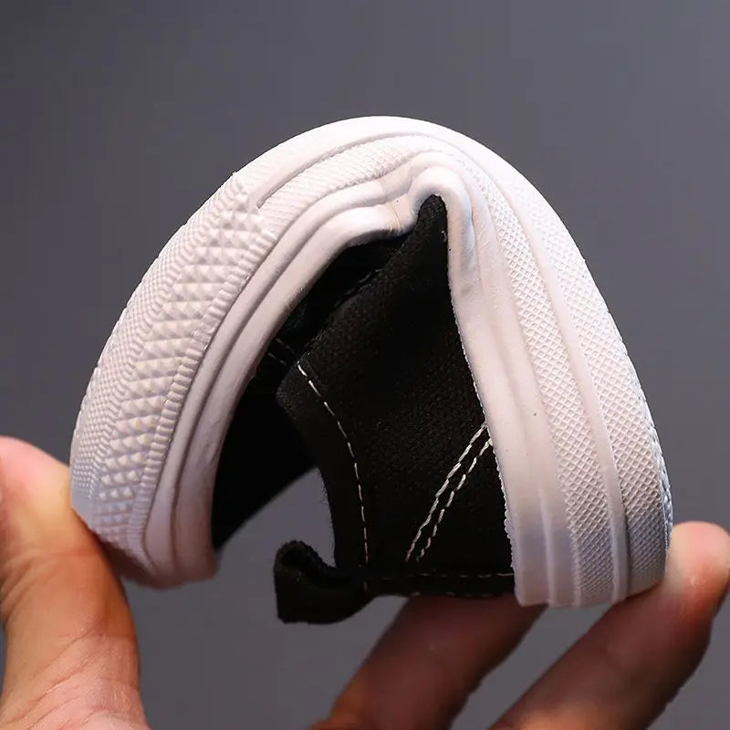 Kids Non-slip Comfort Sneakers Shoe Toddlers Tennis shoesChildren Sport Canvas Shoes Lace-up Girls Flat Boys Casual Shoes