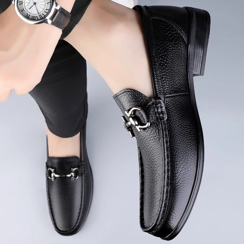 British Style Men's Casual Loafers Fashionable Retro Slip-On Driving Shoes Spring Summer Korean Version Bean Bean Shoes for Men