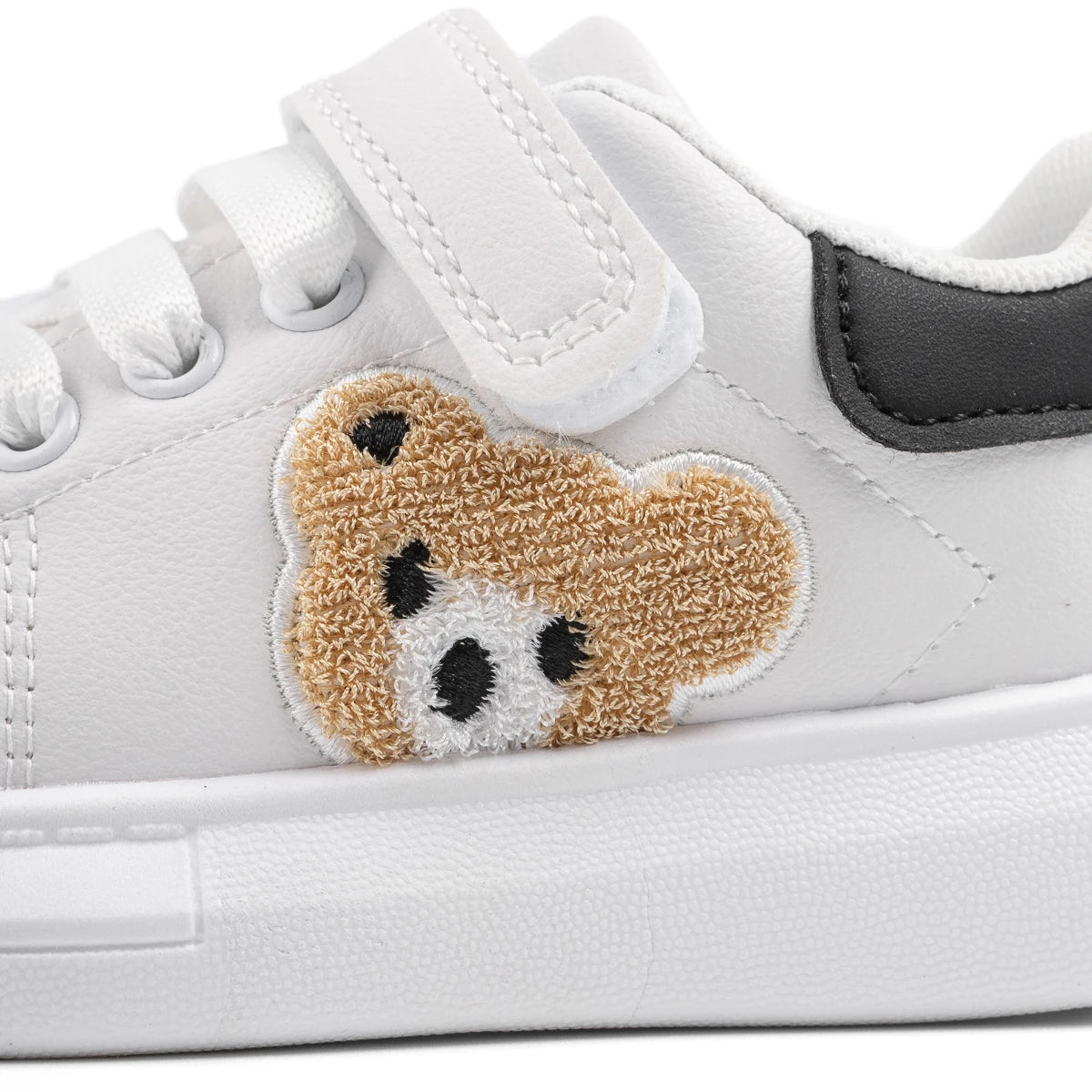 Children's Sneakers Solid Color Bear Casual Shoes Anti-Slip Soft Comfortable Kids Shoes Four Seasons Hundred Boys Girls Sneakers