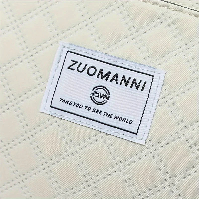 2pcs Set Large Capacity Travel Duffel Bag with Shoe Compartment and Cosmetic Pouch, Casual Nylon Gym Bag, Weekend Overnight Bag