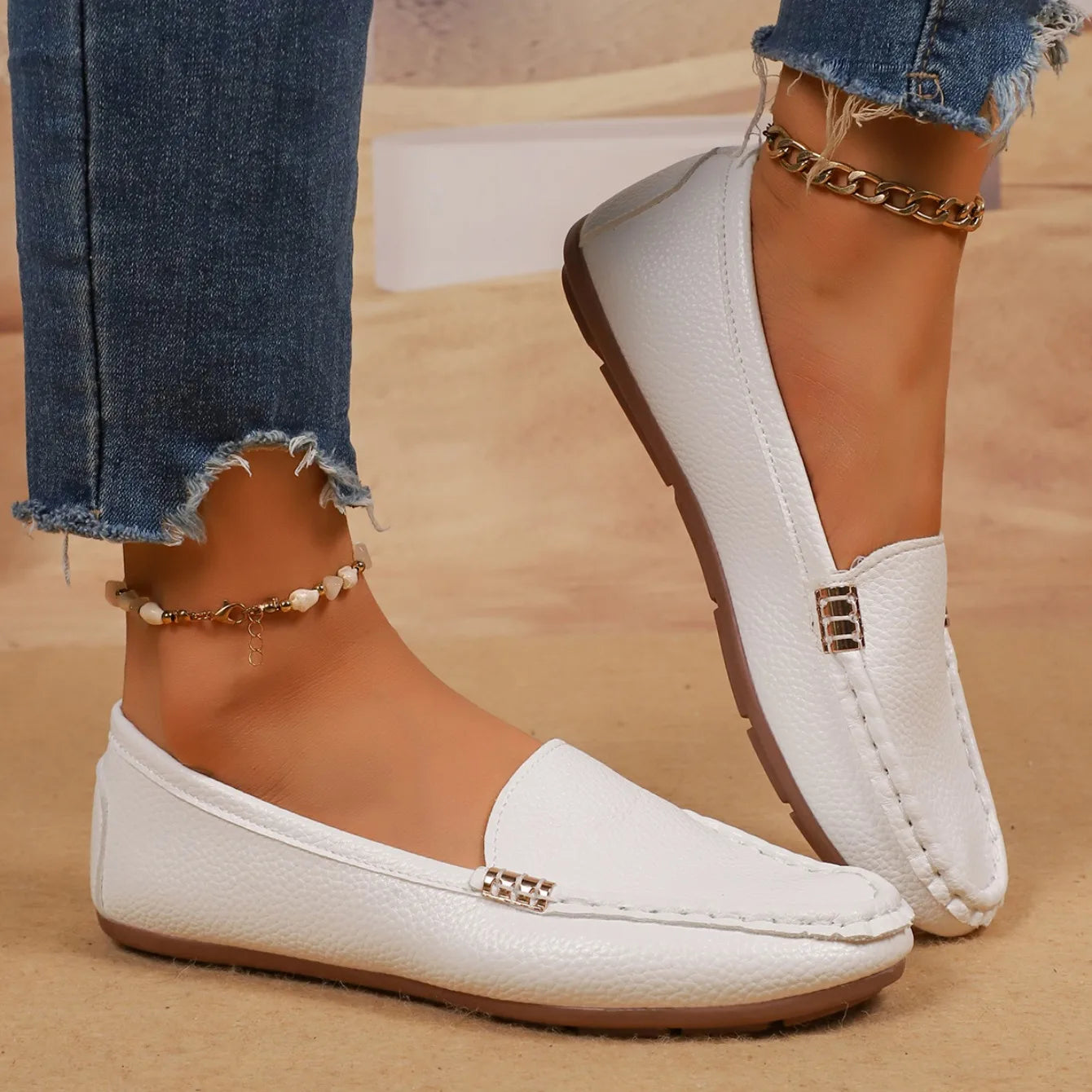 Women Loafers 2025 New Lightweight Shoes for Women Comfortable Casual Sneakers Slip on Ballet Flat Shoes Women Zapatos De Mujer