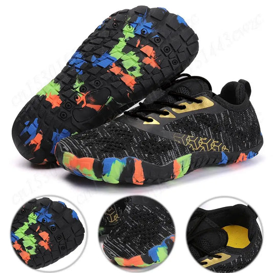 Kids Water Shoes Children Barefoot Shoes Breathable Lightweight Aqua Shoes Comfortable Non-Slip Hiking Shoes for Boys Girls