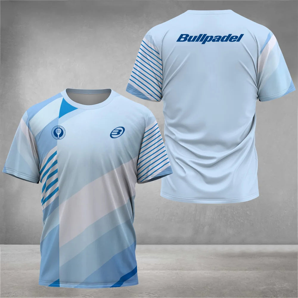 Cool Padel Breathable Short Sleeve Summer Quick Dry Short Sleeve Street Men's Top Outdoor Tennis T Shirt New Fitness Collection