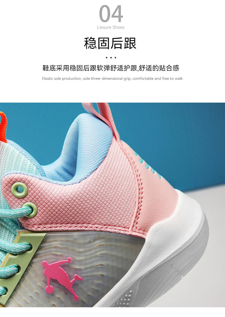 Brand Basketball Shoes For Kids Sneakers Non-Slip Cushion Boys Basketball Sneakers Sports Shoes Comfortable Children's Sneakers