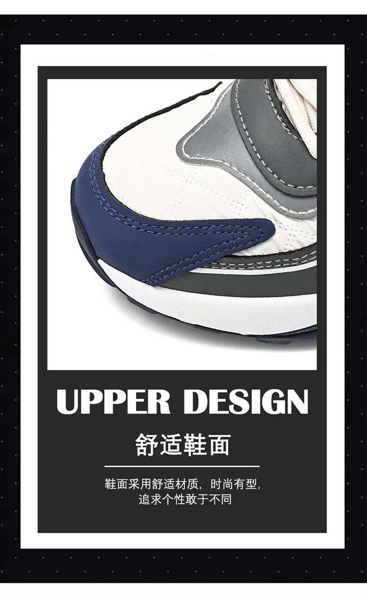 New Sneakers Shoes for Men Luxury Platform Male Sneakers High Quality Casual Running Shoes Winter Plus Size Cotton Man Shoes