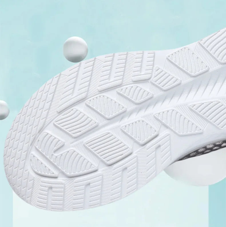 Women Shoes Loafers Light Walking Breathable Summer Comfortable Casual Shoes Women Sneakers  Black Whitezapatillas de mujer