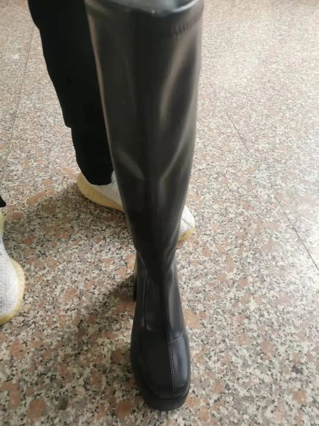 Boots for Women 2022 Knee High Shoes on Platform Heels Punk Style Autumn Winter Chunky Gothic Plus Size Sexy Pole Dance Luxury