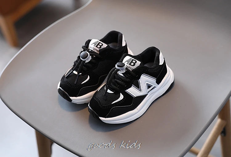 New Basket Kids Sneakers Boys Non-slip Shoes for Children Sneakers Girls Shoes Anti-slippery Leather Running Footwear Trainers