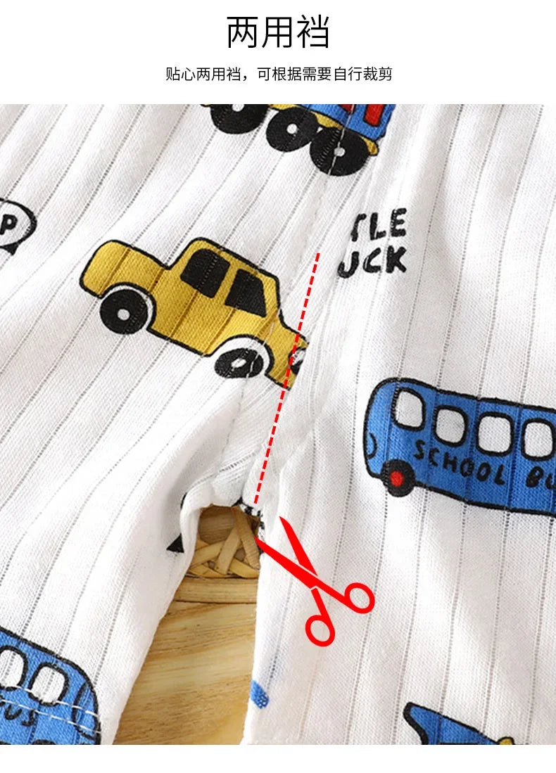 Kids Summer Pure Cotton Clothing Sets Boys Girls Cute Cartoon Short Sleeve T-Shirt Tops with Shorts Toddler Baby Casual Pajamas