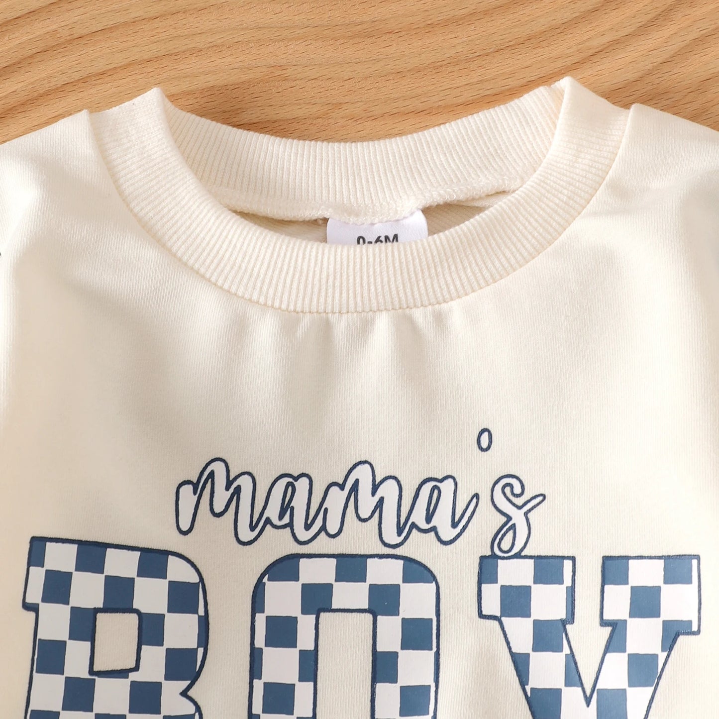 2pcs  Autumn and winter new style for boys, girls and babies 0-3 years old, comfortable and fashionable plaid hoodie set