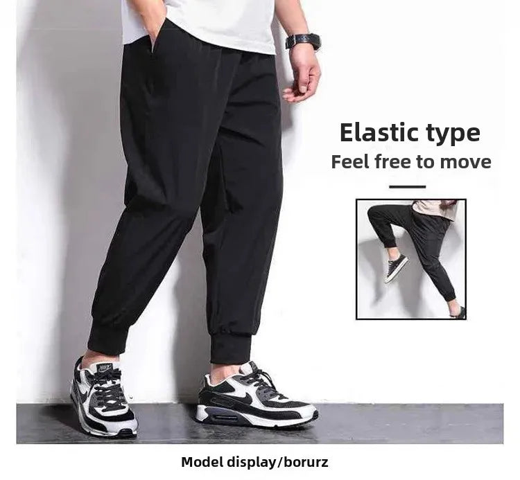 Camouflage Loose-Fit Casual Pants For Men Trendy Brand Summer Thin Style Plus Size Sports Pants Fashionable Male Wear