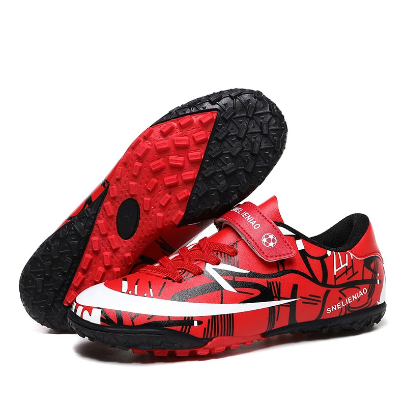 Soccer Shoes Kids Football Shoes TF/FG Cleats Grass Training Sport Footwear Trend Sneaker For Boys Chaussures De Football