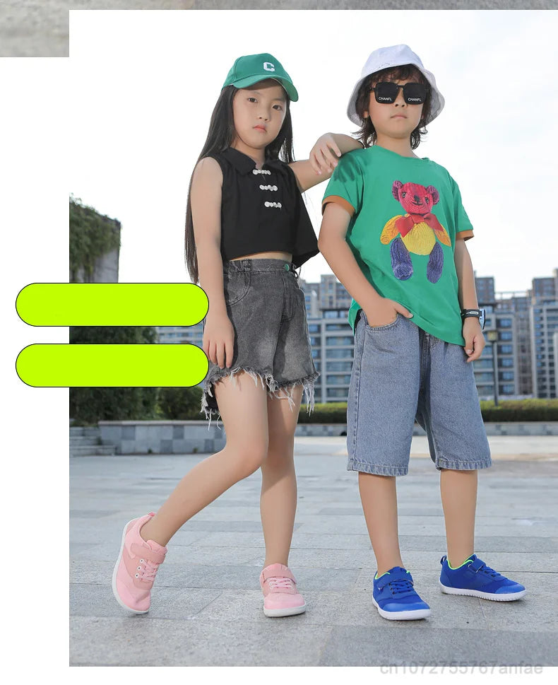 New Boys Girls Sneakers Kids Wide Barefoot Shoes  Naturally Splay Shoes Toddler Little Big Kid