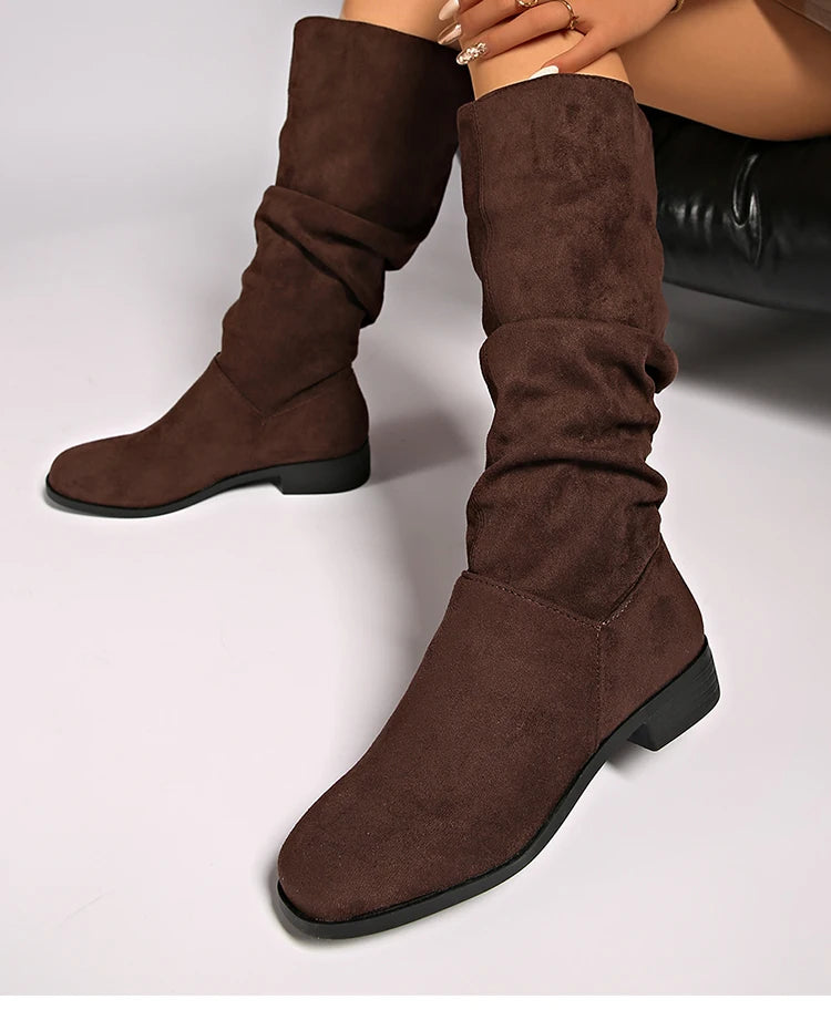 Boots Women's High Boots For Winter Shoes Woman Heels Botas Mujer New High Knee Boots Women Luxury Long Winter Footwear Snow
