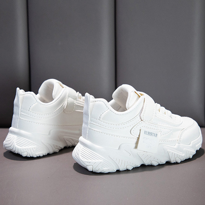 Kids Sports Shoes for Girls Boys Children Running Sneakers PU Soft School Casual Shoes Classic Fashion Anti-skid Spring Autumn