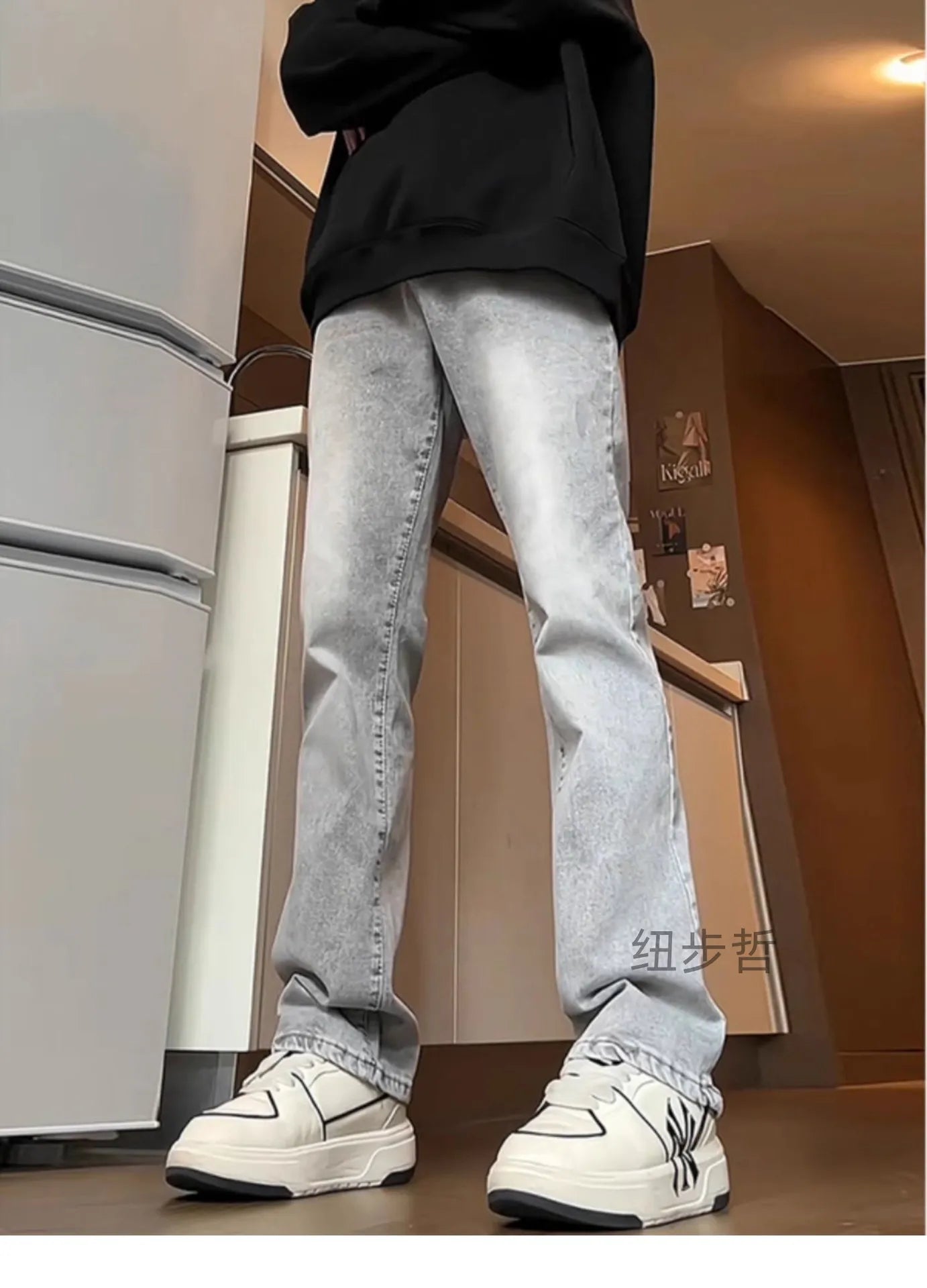 Straight Jeans Men's Spring and Autumn Slim Fit Slim and Loose Trousers