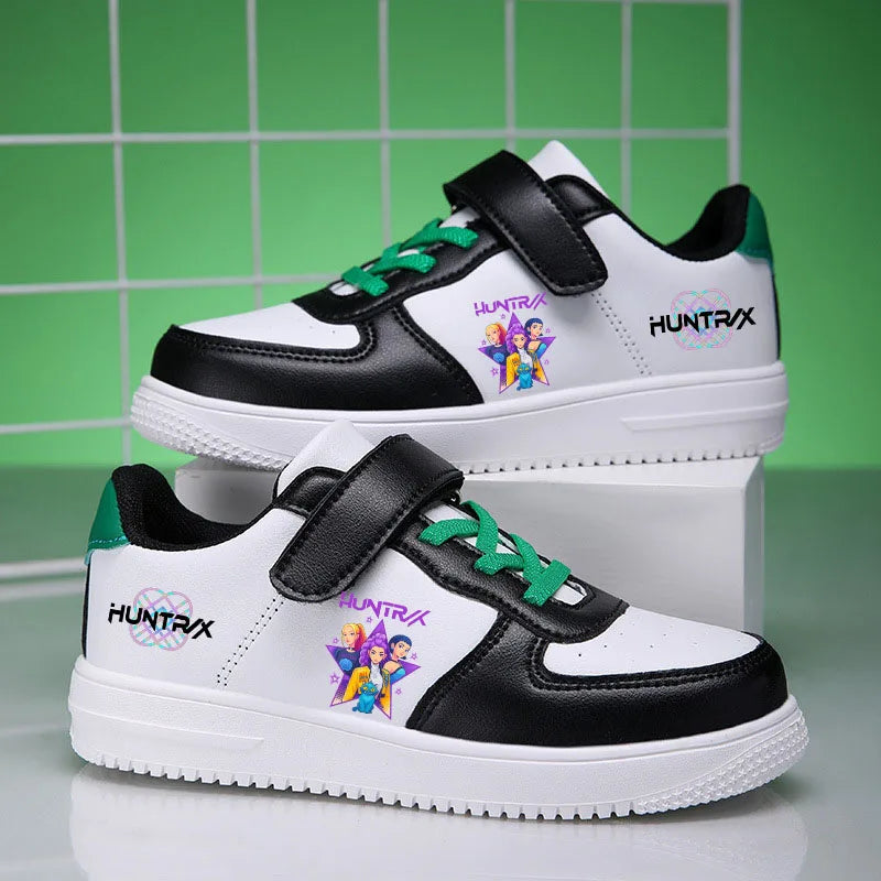 KPop Demon Hunters Children's Sneakers For Girls Running Tennis Student Casual Shoes Comfortable Kids Shoes Gift Size 28-40