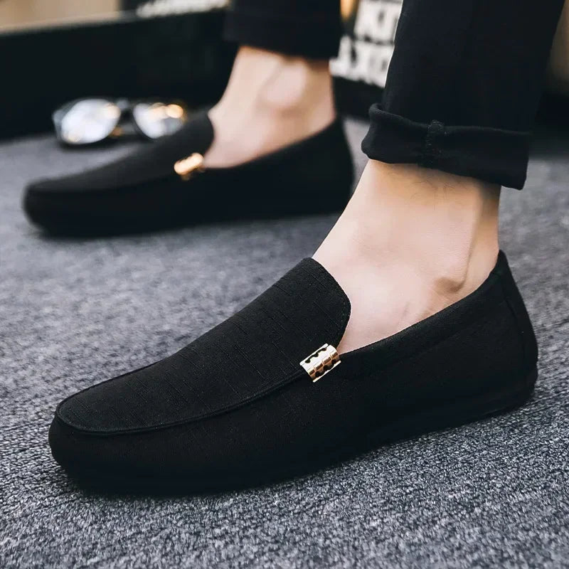 Shoes Men Casual  Comfort Men Shoes Denim Male Shoes Adult Footwear 2024 New  Loafers Canvas  Sneakers Driving