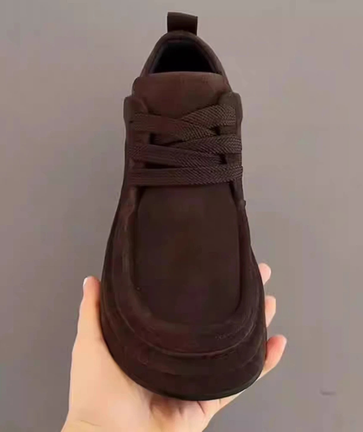 Men's Shoes Are Fashionable Brown Casual Shoes Made of Durable Suede Material Comfortable Walking Shoes Suitable for Daily Wear