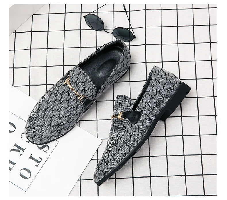 2025 Classic Luxury Man Moccasin Shoes Fashion Designer Men Loafers Comfortable Flat Shoes Slip On Casual Dress Shoes For Men