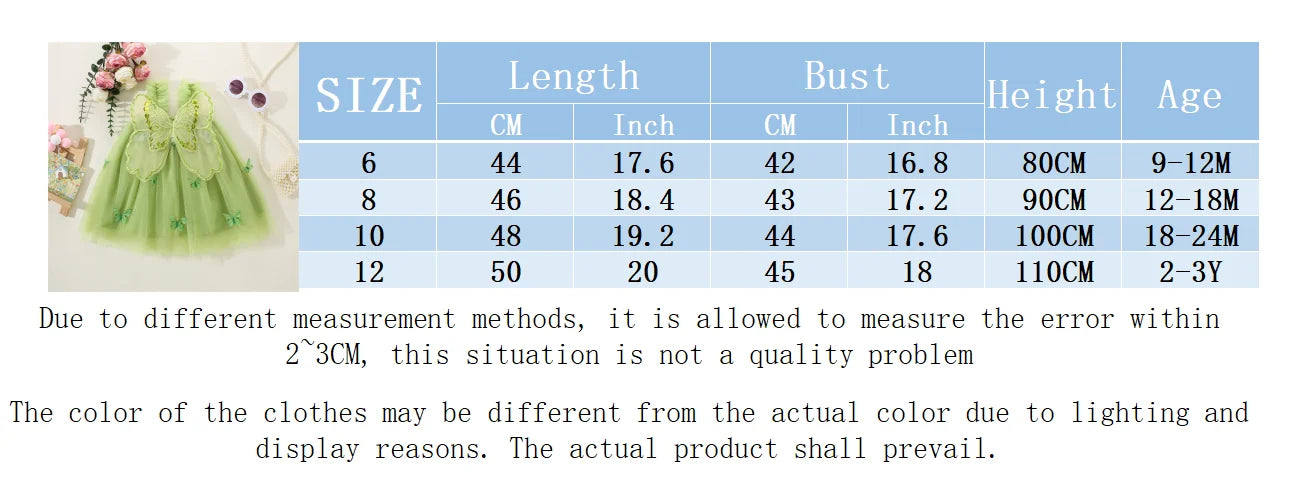 Summer New Girl's Dress Sweet Hanging Strap Butterfly Mesh Cute Back Butterfly Wings Mesh Dress Princess Dress Suitable for 0-3
