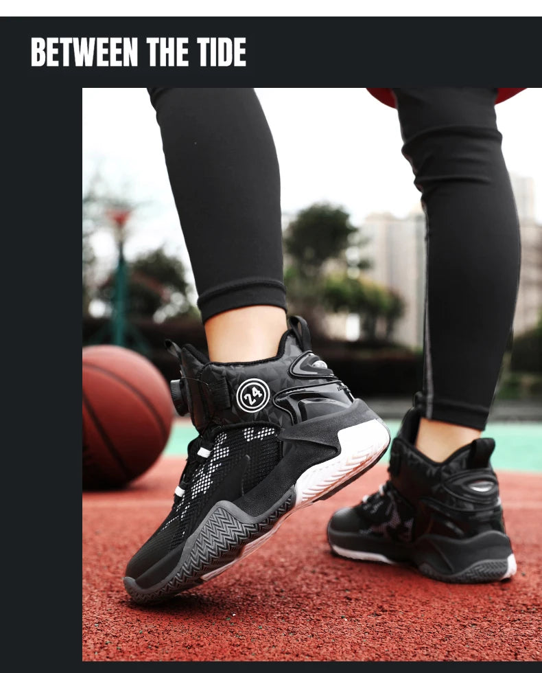 2025 New Children's Basketball Sports Shoes for Boys High Quality Running Kids Shoes Child Sneakers Non-Slip School Shoes