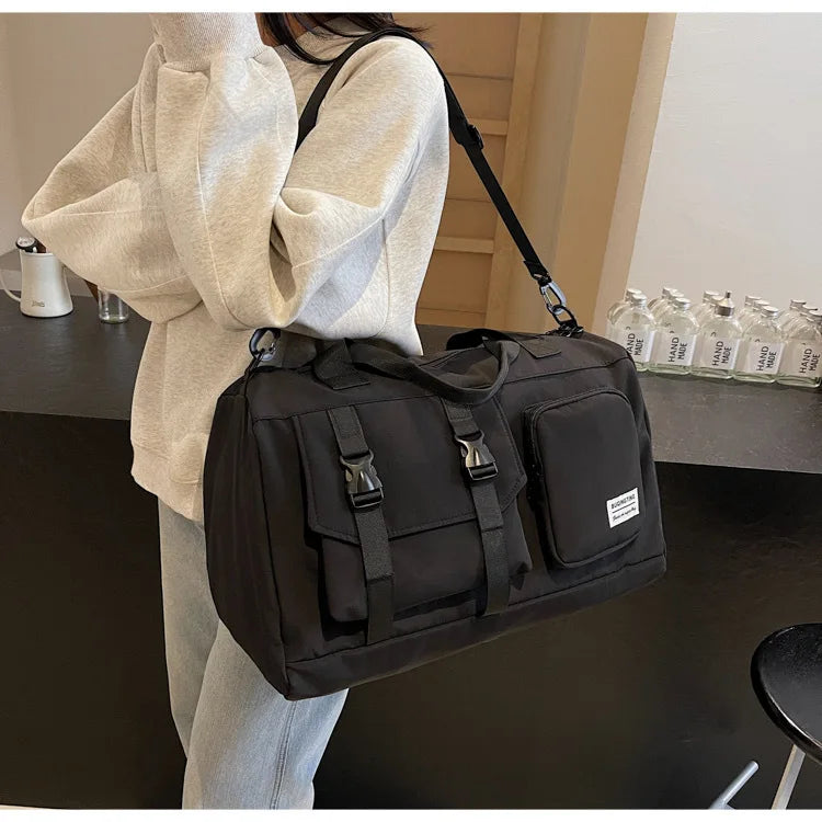 Funlin Large Capaci Multifunctional Sports Fitn Bag Independent oe Carent Simple Travel Bag oulder Bag Handbag