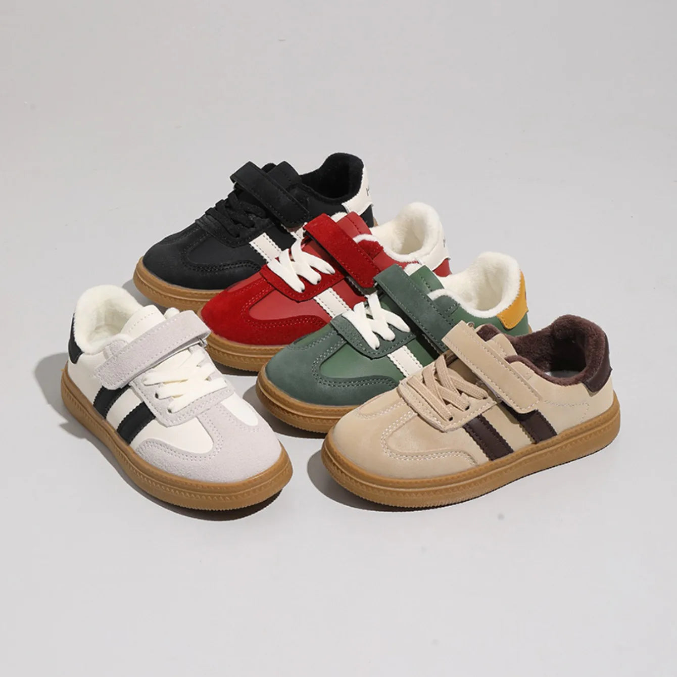 Children Casual Sneakers New Black Soft Bottom Girls Boys German Training Shoes Autumn Winter Fashion Red Kids Baby Casual Shoes