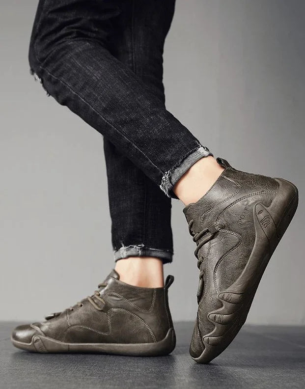 Moccasin Soft Leather Shoes For Men Flat Man Casual Shoe Fashion 2025 Cheap Clearance Korean Style Classic Original Slip-on Pu