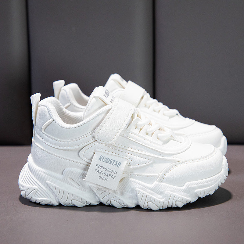 Kids Sports Shoes for Girls Boys Children Running Sneakers PU Soft School Casual Shoes Classic Fashion Anti-skid Spring Autumn