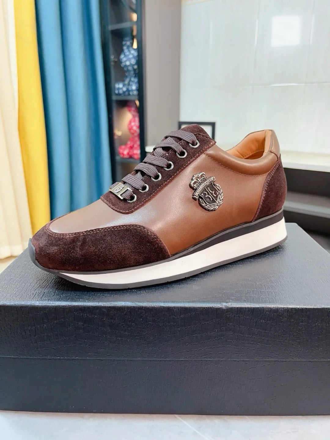 BILLIONAIRE BLLIYOSS Shoes for men Sports Shoes 2025 New Fashion Comfort High Quality Outdoors European Big size 38-45 Old Money