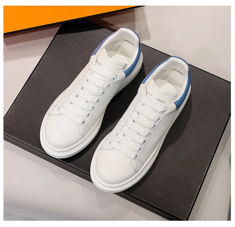 2024 Classic Leisure Sports Sneakers Height Increasing Lovers With Men's and Women's Thick Bottom fFlat Lace-up Waterproof Shoes