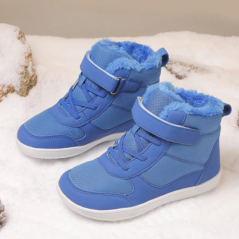Kids Barefoot Snow Boots Winter Warm Boots for Girls Boys Outdoor Walking Non-slip Children's Shoes Girls' Boy Shoes Sneakers