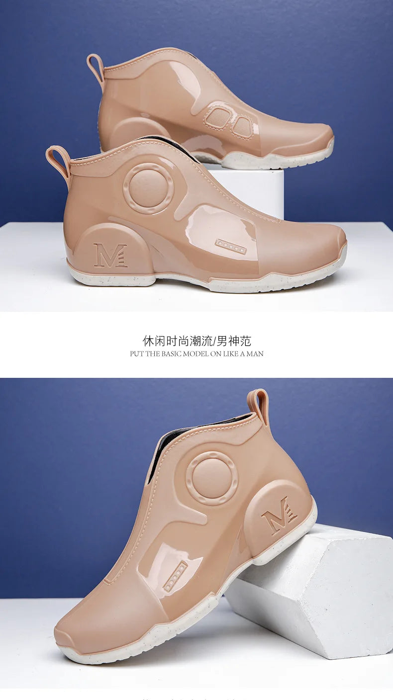 Motorcycle Boots Men Waterproof Riding Off-road Reflective Breathable Comfortable High Quality Wear-resistant Fishing Water Shoe