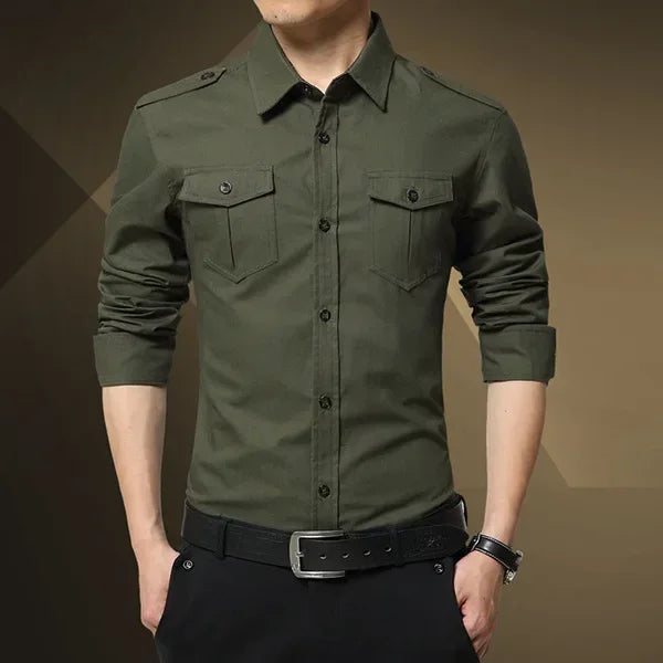 Men Shirts Tops Single Breasted Shirt Turn Down Collar Full Sleeve Casual Regular Splice Simple Slim Fit Top Autumn Winter