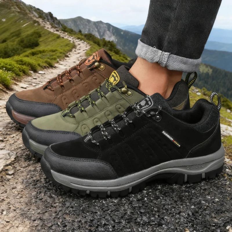 Outdoor Hiking Shoes for Men Classic Fashion High-quality Anti Slip Sneakers Comfort Breath Travel Footwear Autumn Men's Shoes
