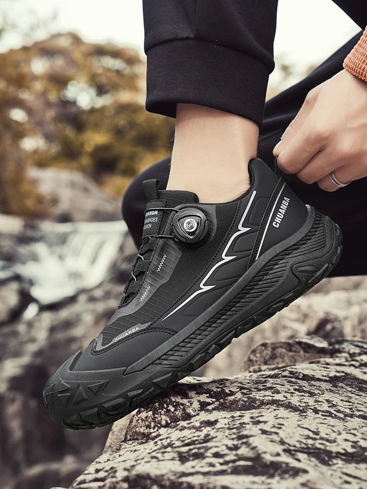 2025 new men's shoes work sports shoes fashionable casual shoes comfortable multi-functional low top shoes outdoor hiking shoes