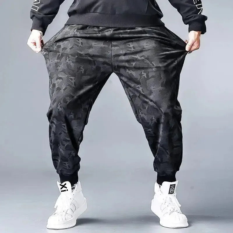Camouflage Loose-Fit Casual Pants For Men Trendy Brand Summer Thin Style Plus Size Sports Pants Fashionable Male Wear