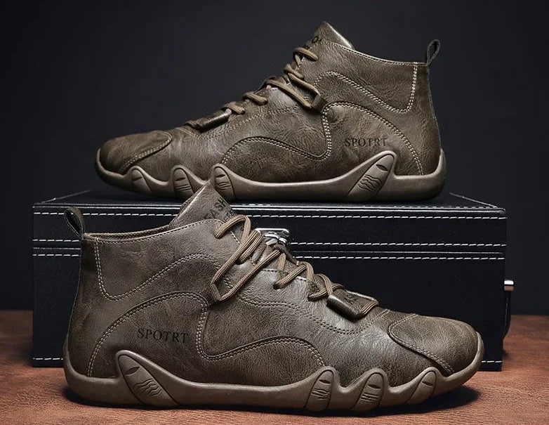 Moccasin Soft Leather Shoes For Men Flat Man Casual Shoe Fashion 2025 Cheap Clearance Korean Style Classic Original Slip-on Pu