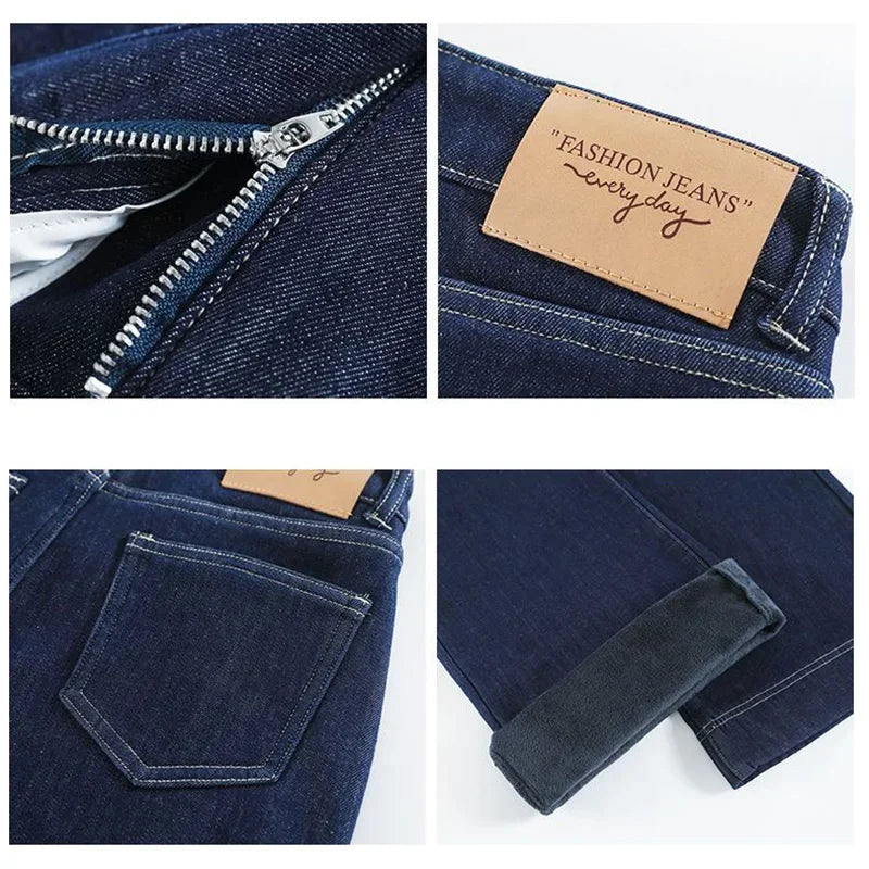 Girls High Waist Leisure Retro Jeans Female Korean Baggy Straight Leg Denim Trousers Women Fashion Bell Bottom Pants