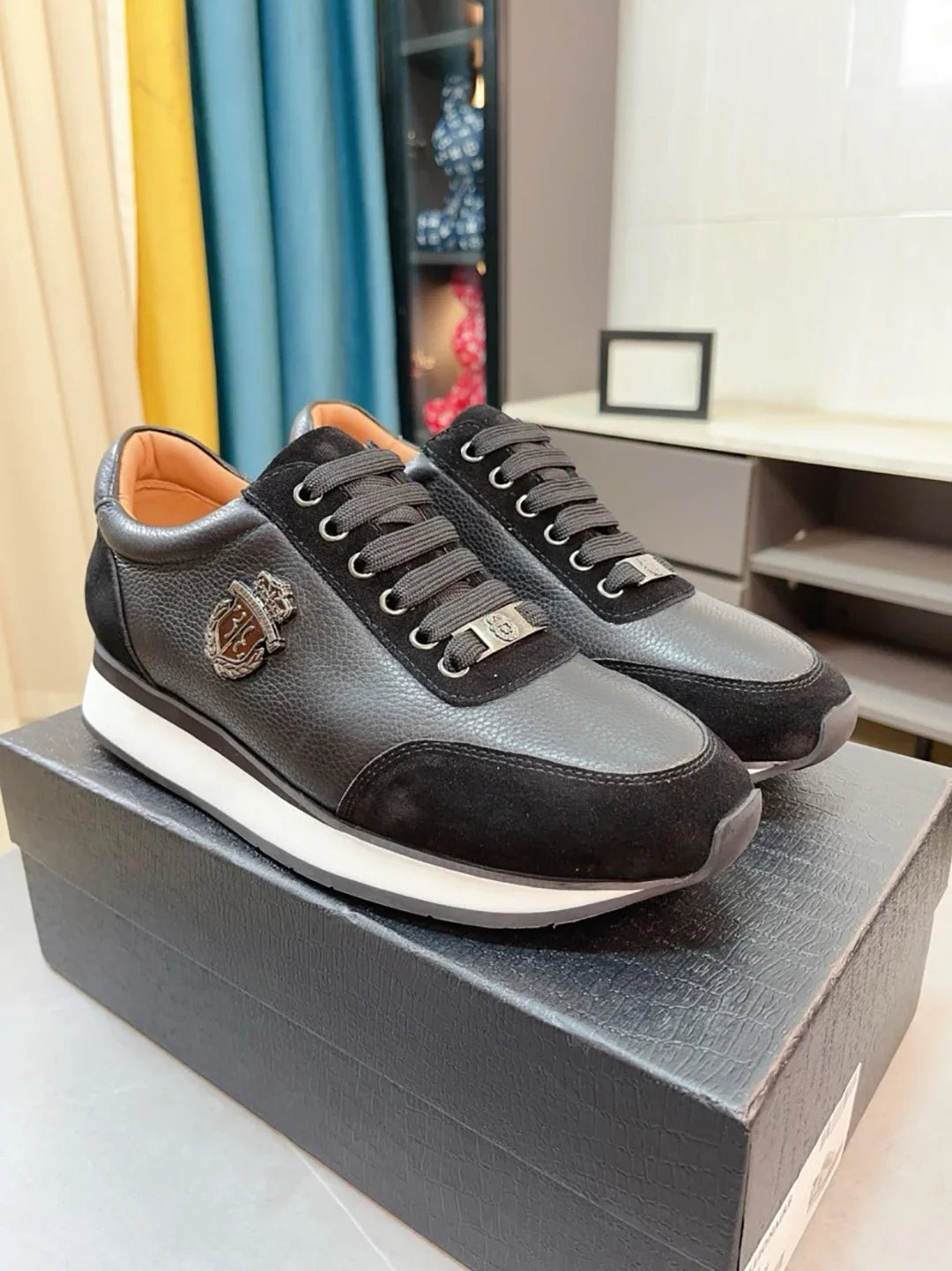 BILLIONAIRE BLLIYOSS Shoes for men Sports Shoes 2025 New Fashion Comfort High Quality Outdoors European Big size 38-45 Old Money