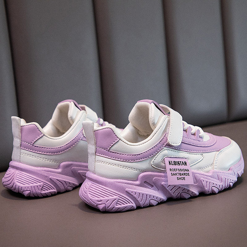 Kids Sports Shoes for Girls Boys Children Running Sneakers PU Soft School Casual Shoes Classic Fashion Anti-skid Spring Autumn