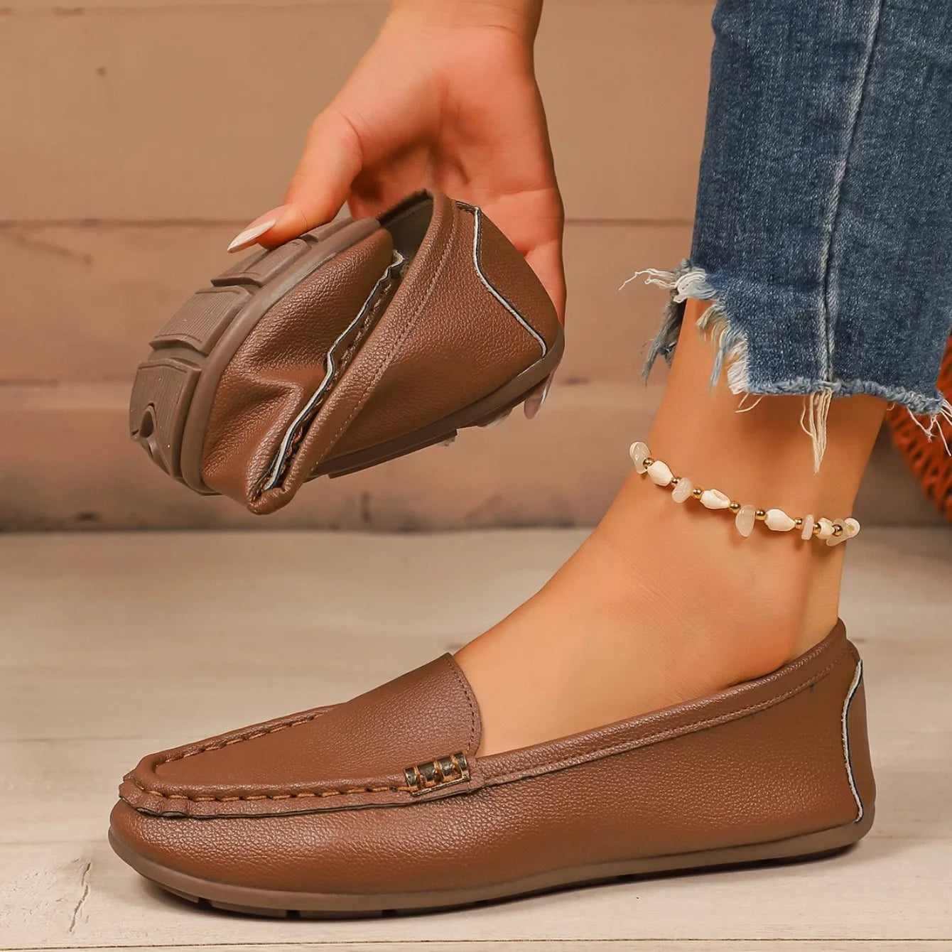 Women Loafers 2025 New Lightweight Shoes for Women Comfortable Casual Sneakers Slip on Ballet Flat Shoes Women Zapatos De Mujer