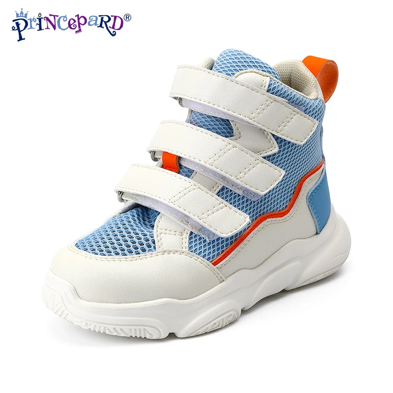 Orthopedic Shoes for Kids Boys School Sports Sneakers with Arch Support Corrective Insoles High Back Breathable Black Trainers