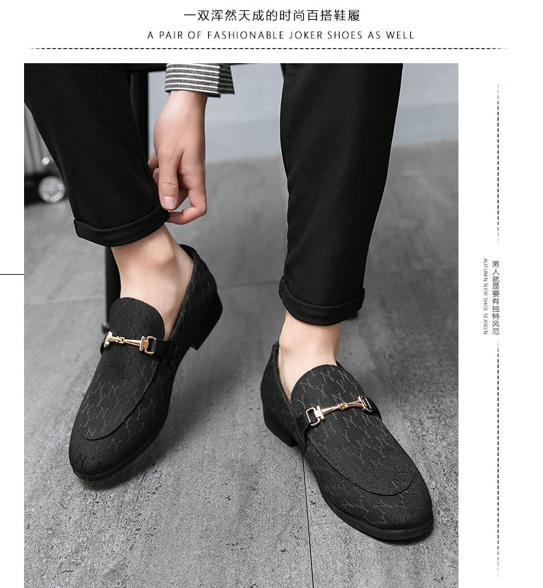 2025 Classic Luxury Man Moccasin Shoes Fashion Designer Men Loafers Comfortable Flat Shoes Slip On Casual Dress Shoes For Men