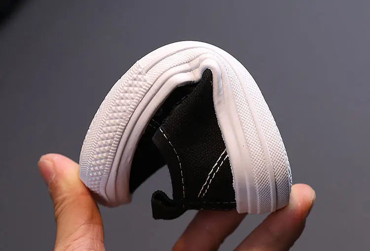 Kids Non-slip Comfort Sneakers Shoe Toddlers Tennis shoesChildren Sport Canvas Shoes Lace-up Girls Flat Boys Casual Shoes
