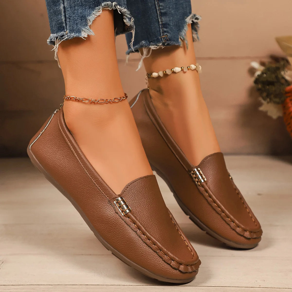 Women Loafers 2025 New Lightweight Shoes for Women Comfortable Casual Sneakers Slip on Ballet Flat Shoes Women Zapatos De Mujer