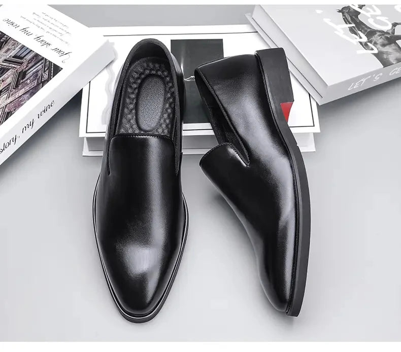 Size 38-48 Classic Le Fu Shoes for Men Casual Business Comfort Fashion Brand Shoes Men British Gentleman Social Shoes Men