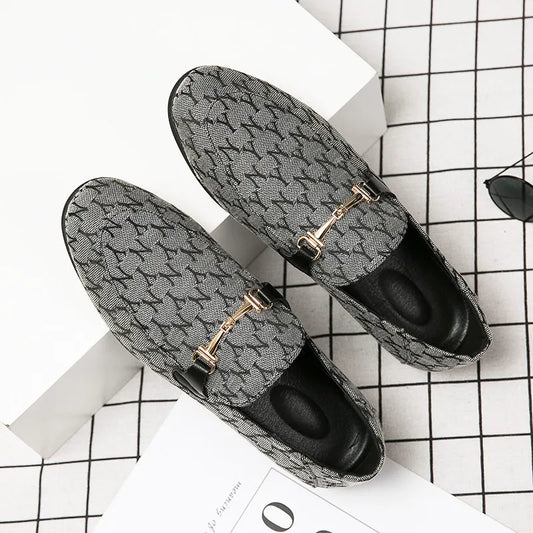 2025 Classic Luxury Man Moccasin Shoes Fashion Designer Men Loafers Comfortable Flat Shoes Slip On Casual Dress Shoes For Men