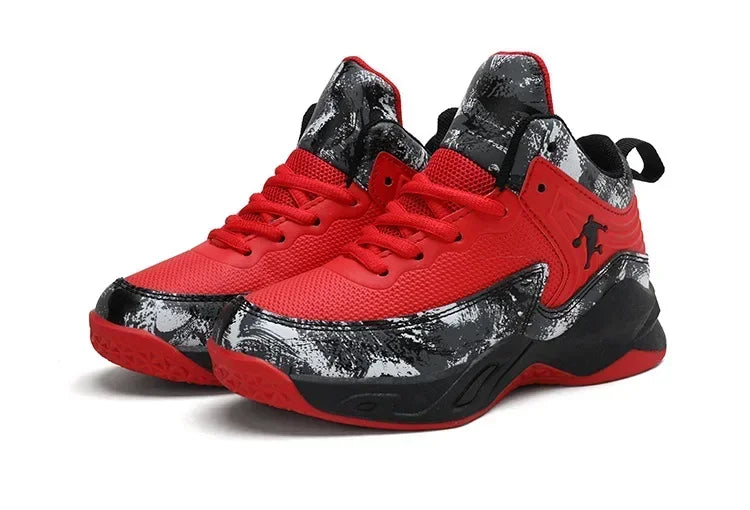 Children Sports Shoes 2025 Sneakers New Boys Brand Basketball Shoes for Kids Thick Sole Non-slip Child Boy Basket Trainer Shoes